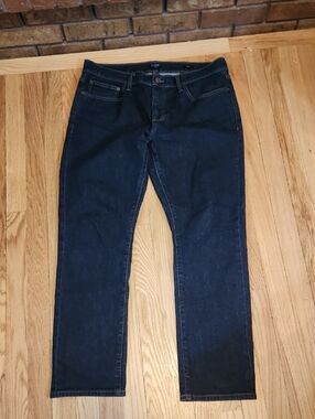 J. Crew Indigo Flex Jeans 33 X 30 Slim 5 Pocket Casual Classic Dark Wash
